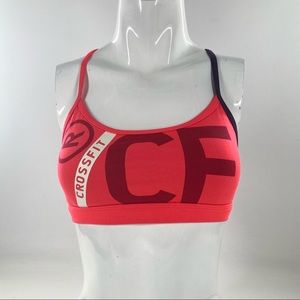 Reebok CrossFit Sports Bra - Orange / Fuschia